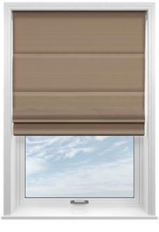 Windsor, Latte - Twist&Fit Roman Blind
